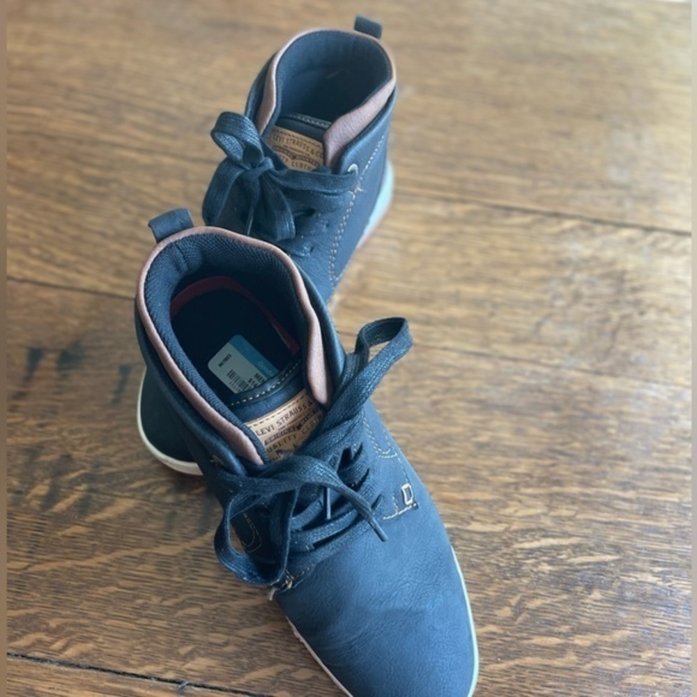 Levi's Men / Boys Casual Shoes Goshen Waxed Lace Up High Top Sneakers 7.5